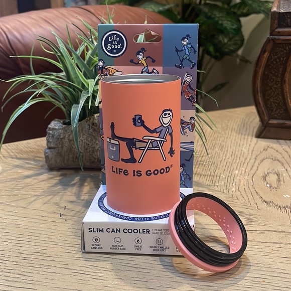 Slim can cooler LIFE IS GOOD - Picture 4 of 7